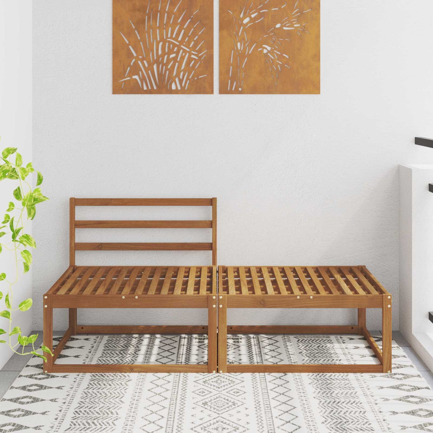 Sectional Sofa Units 2 Piece Natural