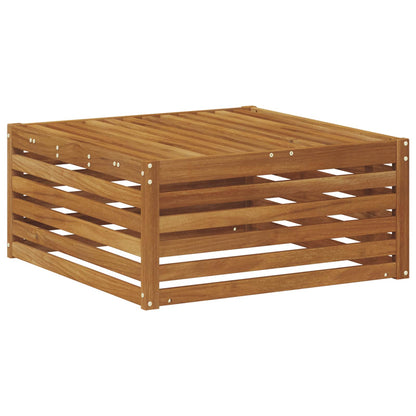 Outdoor Footstool Natural 79 x 79 x 37 cm Solid Acacia Wood
