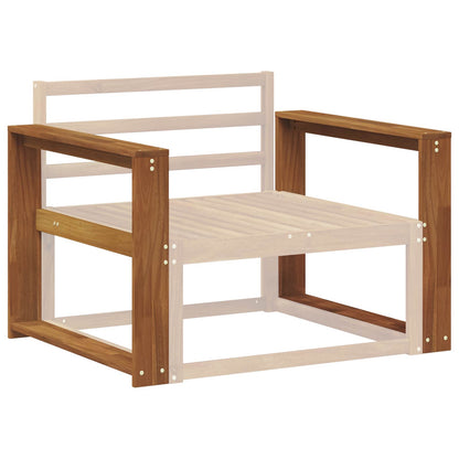 Armrest 2 pcs Natural 78 x 10 x 61 cm Solid Acacia Wood