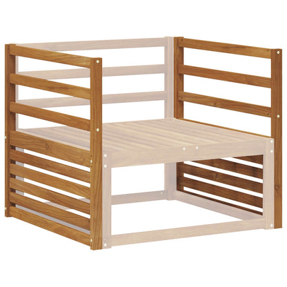 Armrest 2 pcs Natural 79 x 4 x 73 cm Solid Acacia Wood