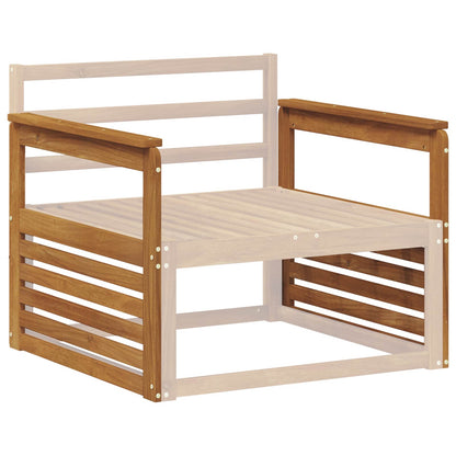 Armrest 2 pcs Natural 79 x 6 x 61 cm Solid Acacia Wood