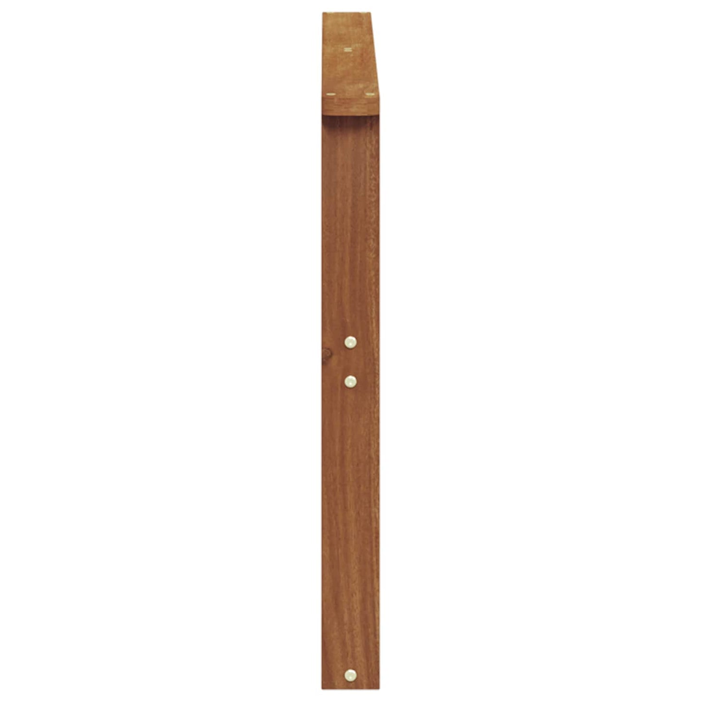 Armrest 2 pcs Natural 80 x 6 x 61 cm Solid Acacia Wood