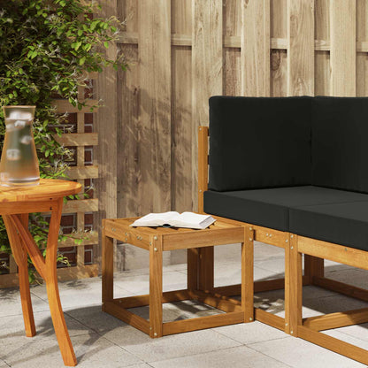 Stool Bench Natural 43 x 43 x 37 cm Solid Acacia Wood