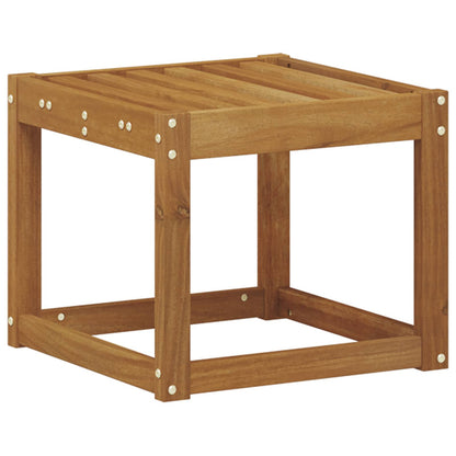 Stool Bench Solid Acacia Wood Natural 43 x 43 x 37 cm