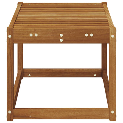 Outdoor Stool Bench Natural 79 x 43 x 37 cm Solid Acacia Wood