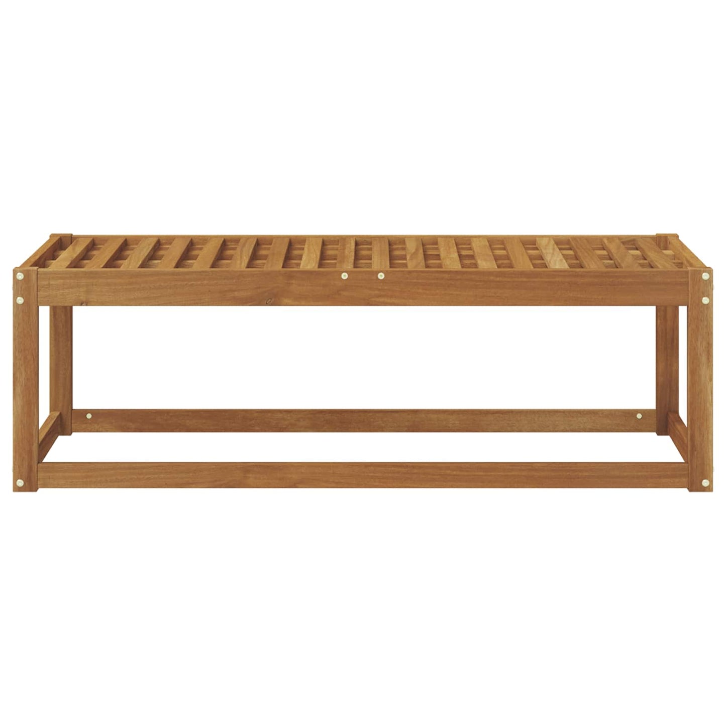 Outdoor Stool Bench Natural 115 x 43 x 37 cm Solid Acacia Wood