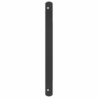 Window Grille 116 x 45 cm Powder-Coated Steel Black