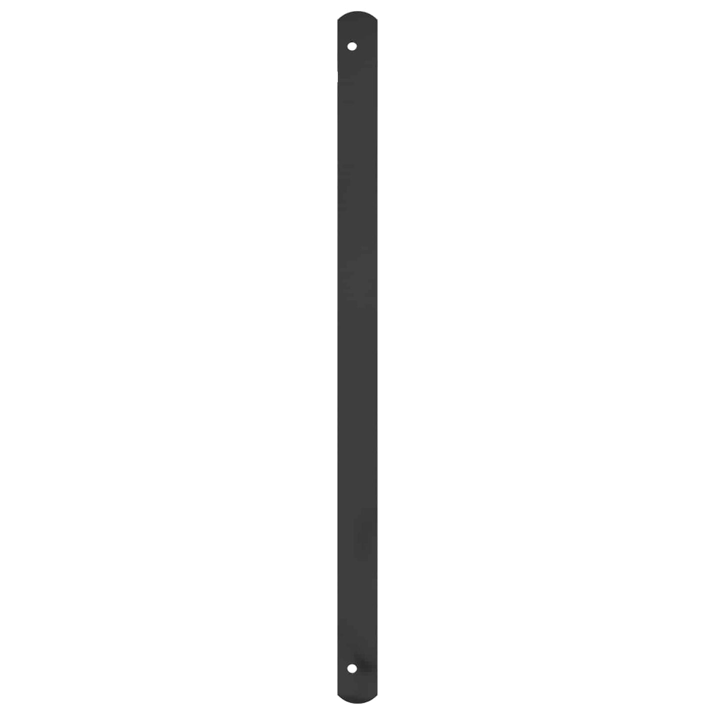 Window Grille 175 x 60 cm Powder-Coated Steel Black