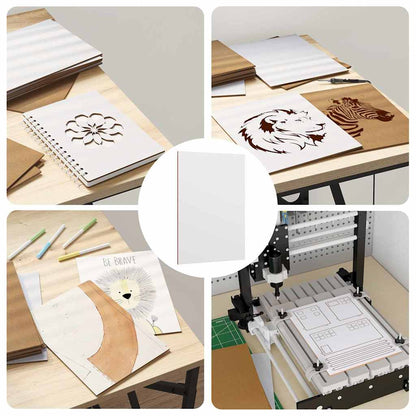 Decor Panels 150 pcs White 15 x 21 x 0.27 cm Engineered Wood