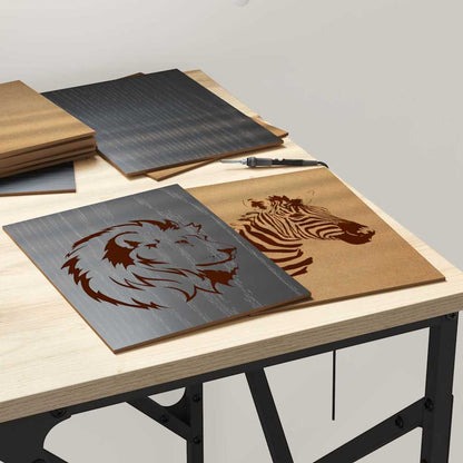 Decor Panels 150 pcs Black Oak 15 x 21 x 0.27 cm