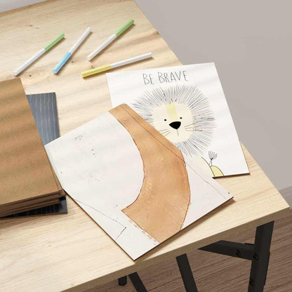 Decor Panels 150 pcs Black Oak 15 x 21 x 0.27 cm