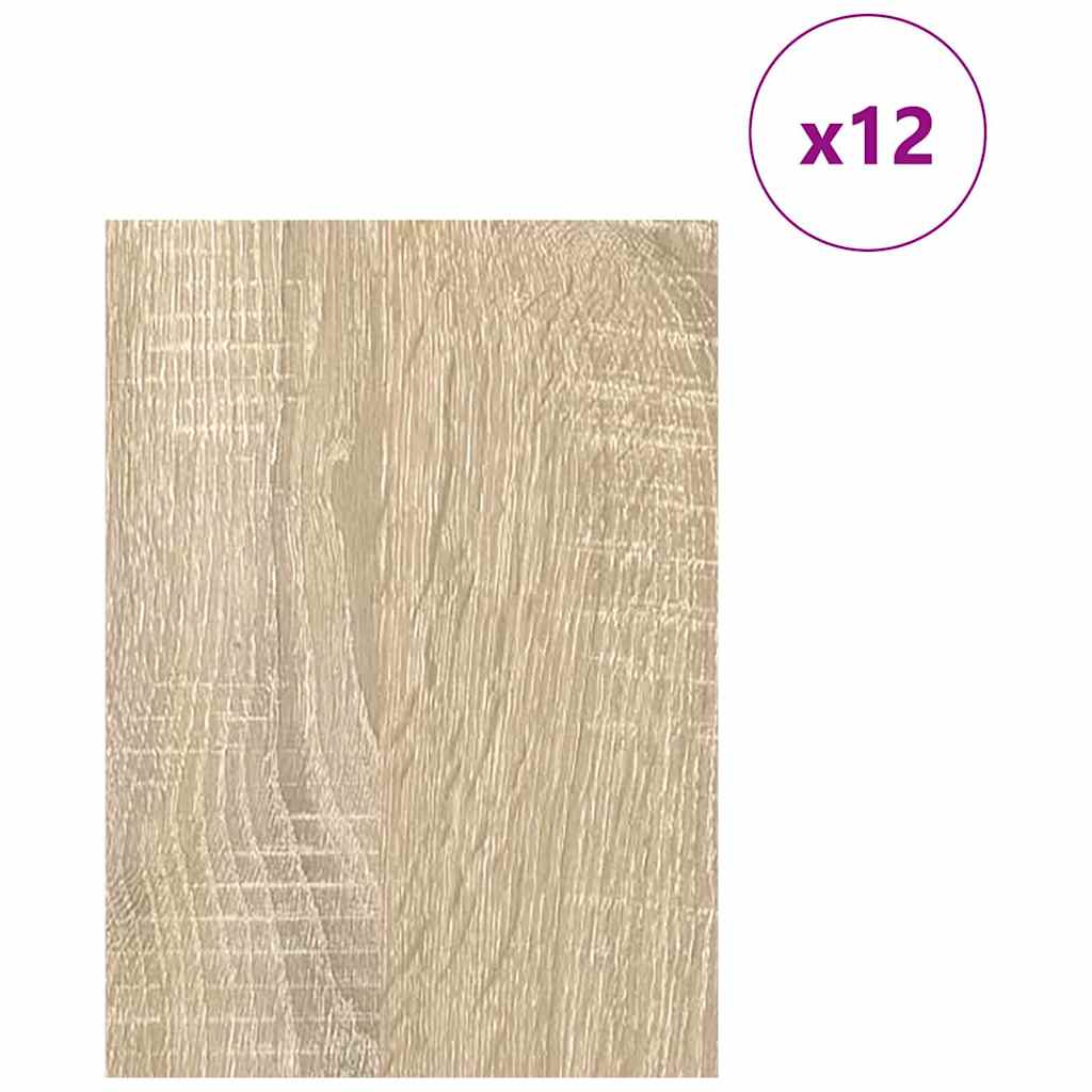 Decor Panels 12 pcs Sonoma Oak 15 x 21 x 0.27 cm
