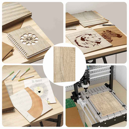 Decor Panels 150 pcs Sonoma Oak 15 x 21 x 0.27 cm