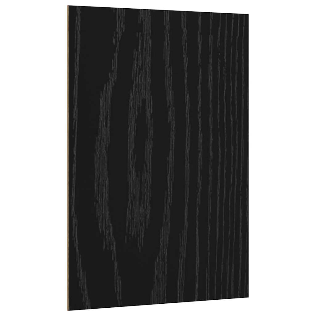 Decor Panels 12 pcs Black Oak 21 x 30 x 0.27 cm Engineered Wood