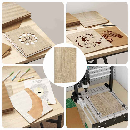Decor Panels 12 pcs Sonoma Oak 21 x 30 x 0.27 cm