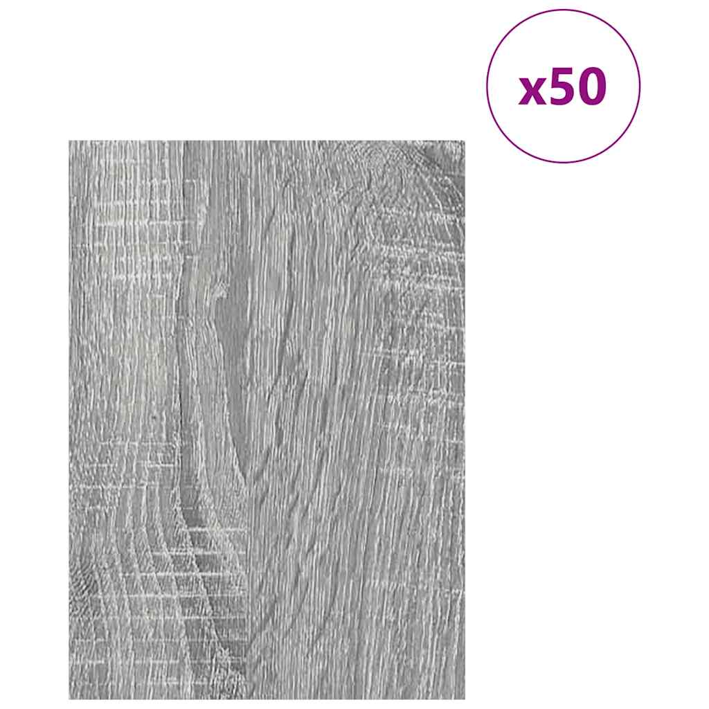 Decor Panels 50 pcs Grey Sonoma 21 x 30 x 0.27 cm
