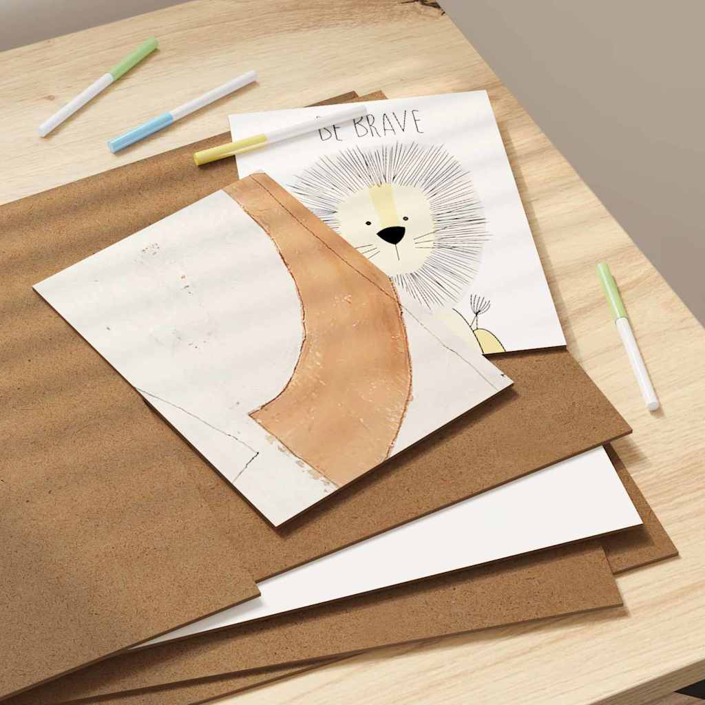 Decor Panels 50 pcs White 30 x 42 x 0.27 cm Engineered Wood