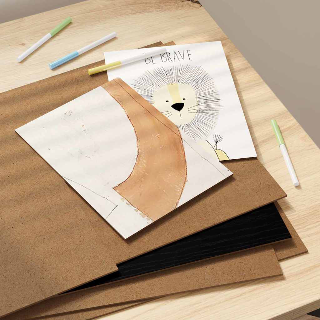 Decor Panels 12 pcs Black Oak 30 x 42 x 0.27 cm Engineered Wood