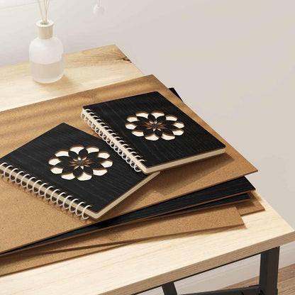 Decor Panels 50 pcs Black Oak 30 x 42 x 0.27 cm Engineered Wood