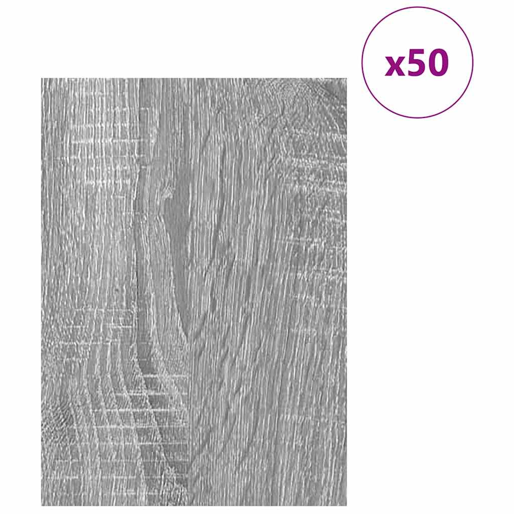 Decor Panels 50 pcs Grey Sonoma 30 x 42 x 0.27 cm