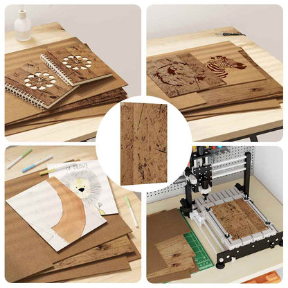 Decor Panels 50 pcs Old Wood 30 x 42 x 0.27 cm Engineered Wood