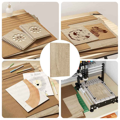 Decor Panels 12 pcs Sonoma Oak 40 x 60 x 0.27 cm
