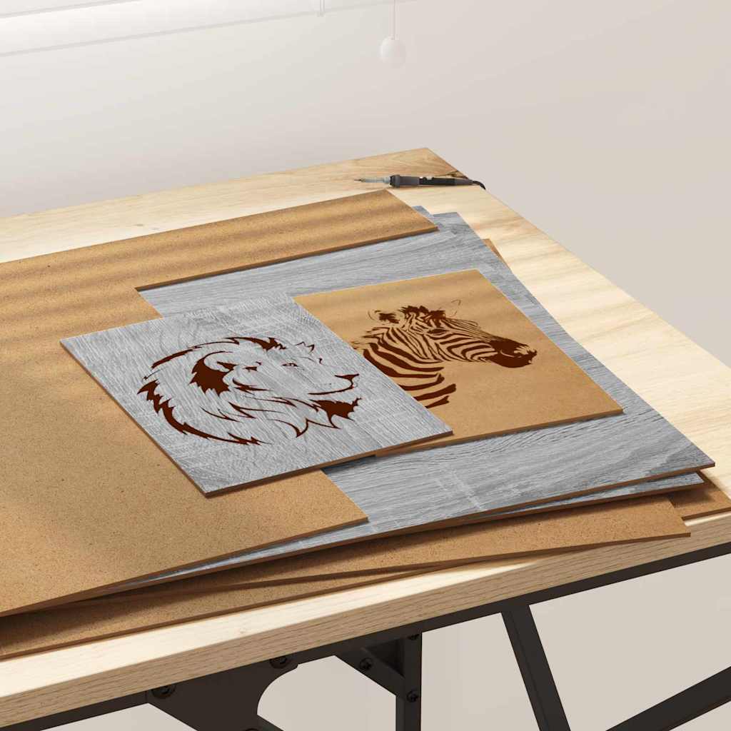 Decor Panels 12 pcs Grey Sonoma 40 x 60 x 0.27 cm