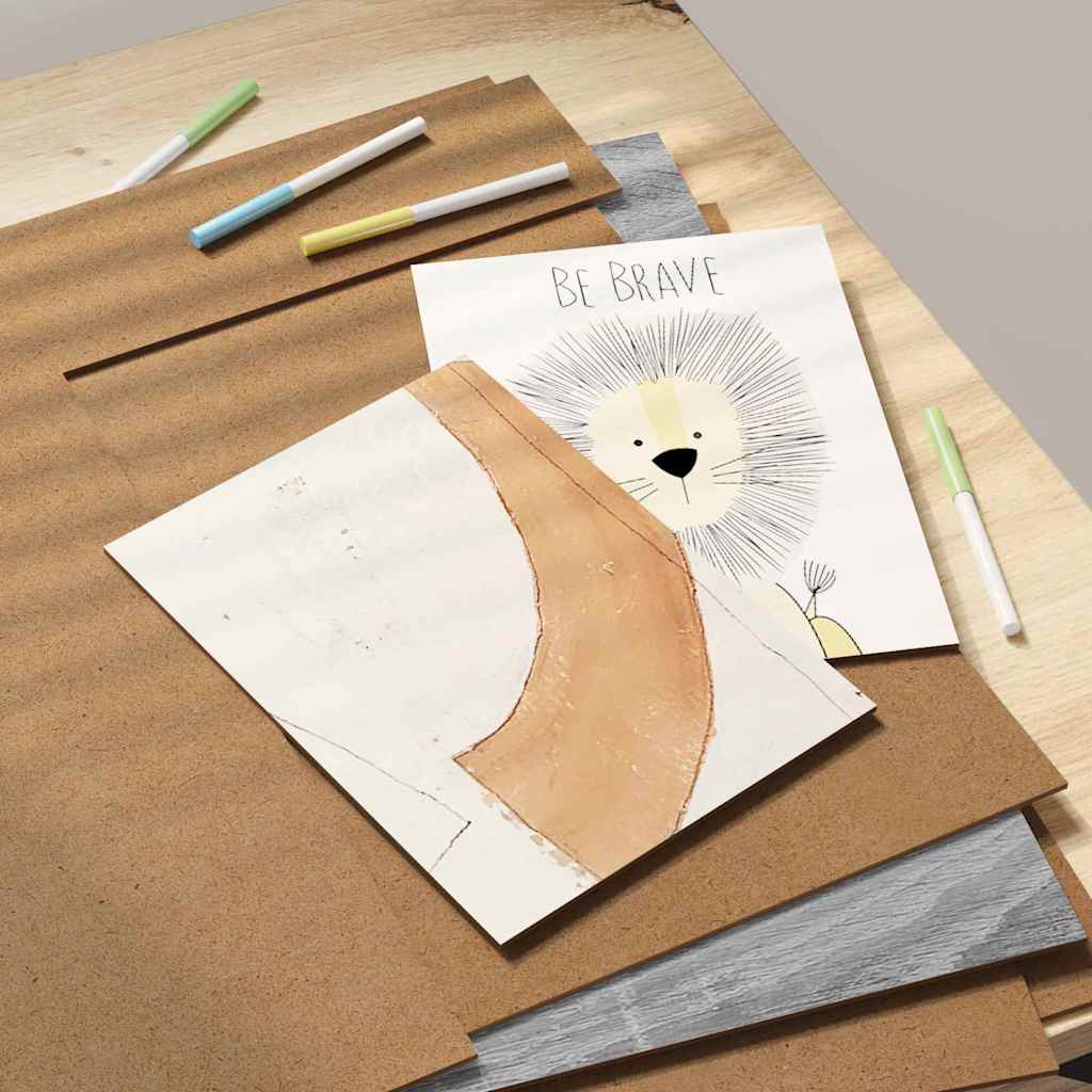 Decor Panels 12 pcs Grey Sonoma 40 x 60 x 0.27 cm