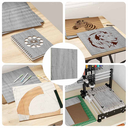 Decor Panels 12 pcs Grey Sonoma 30 x 30 x 0.27 cm