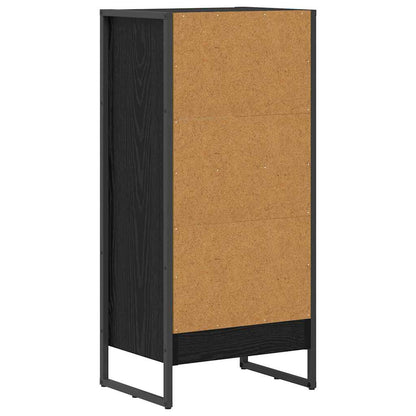 Book Cabinet 40 x 30 x 86.5 cm Engineered Wood Black Oak