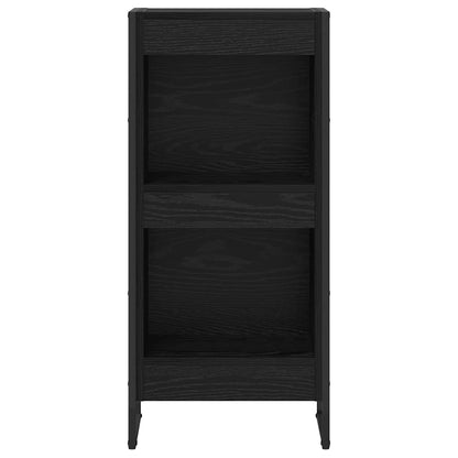 Book Cabinet Black Oak 40 x 30 x 86.5 cm Engineered Wood