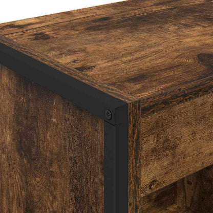 Book Cabinet Smoke Oak 40 x 30 x 86.5 cm Engineered Wood