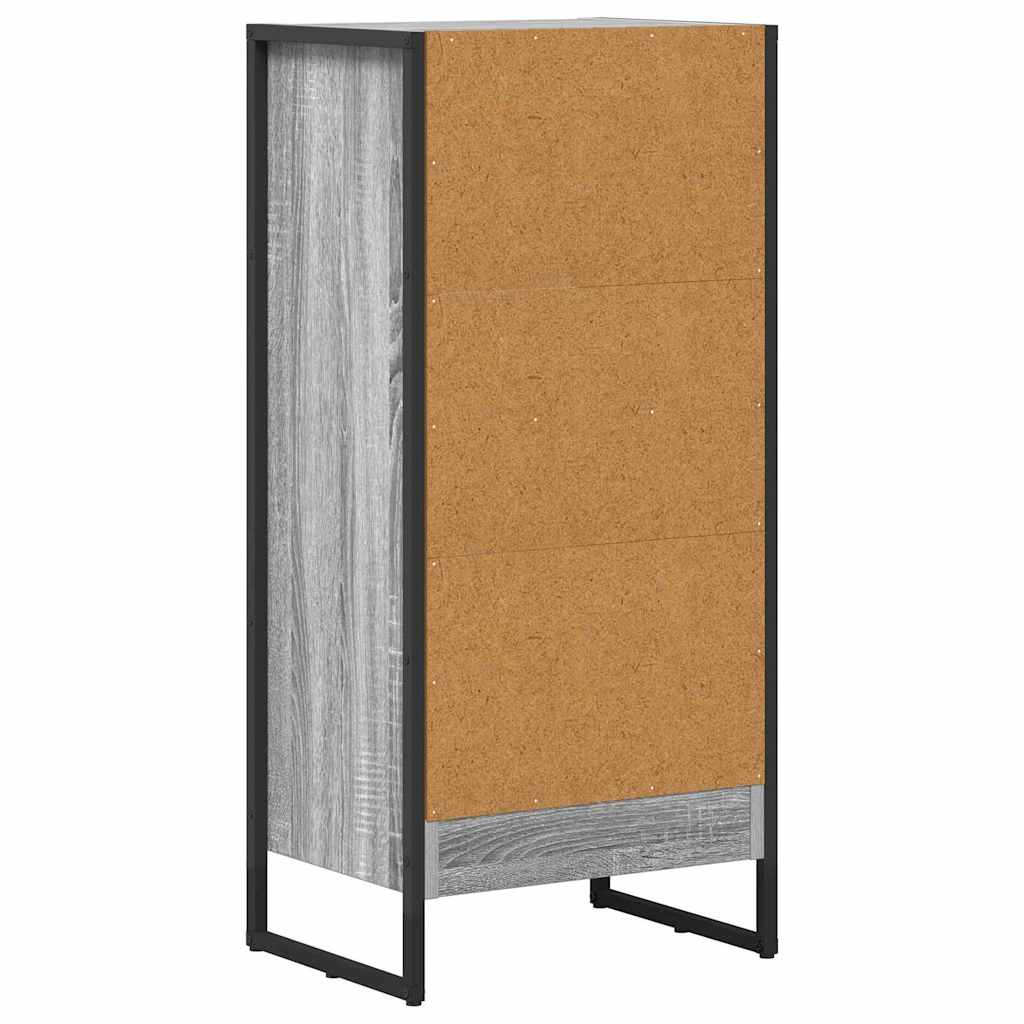 Book Cabinet 40 x 30 x 86.5 cm Engineered Wood Grey Sonoma