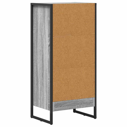 Book Cabinet 40 x 30 x 86.5 cm Engineered Wood Grey Sonoma