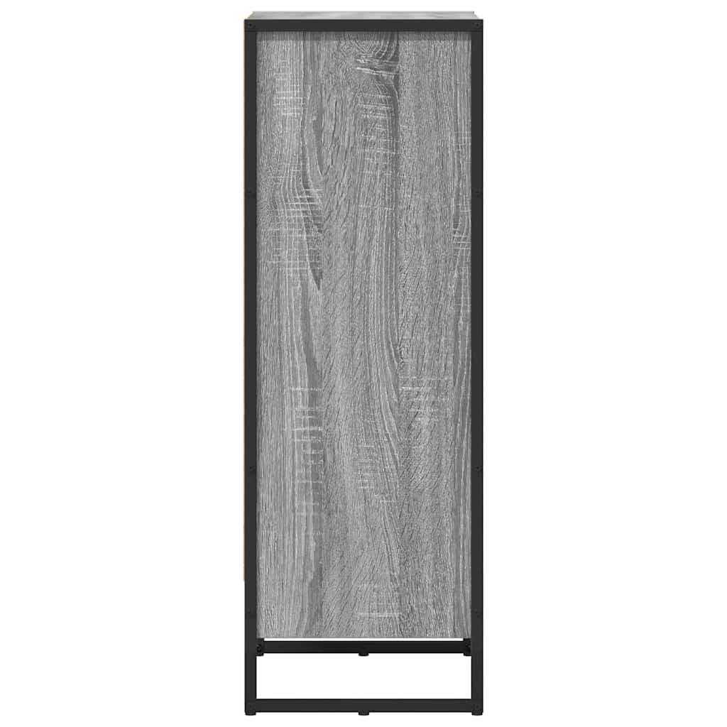 Book Cabinet 40 x 30 x 86.5 cm Engineered Wood Grey Sonoma