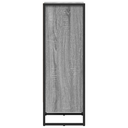 Book Cabinet 40 x 30 x 86.5 cm Engineered Wood Grey Sonoma