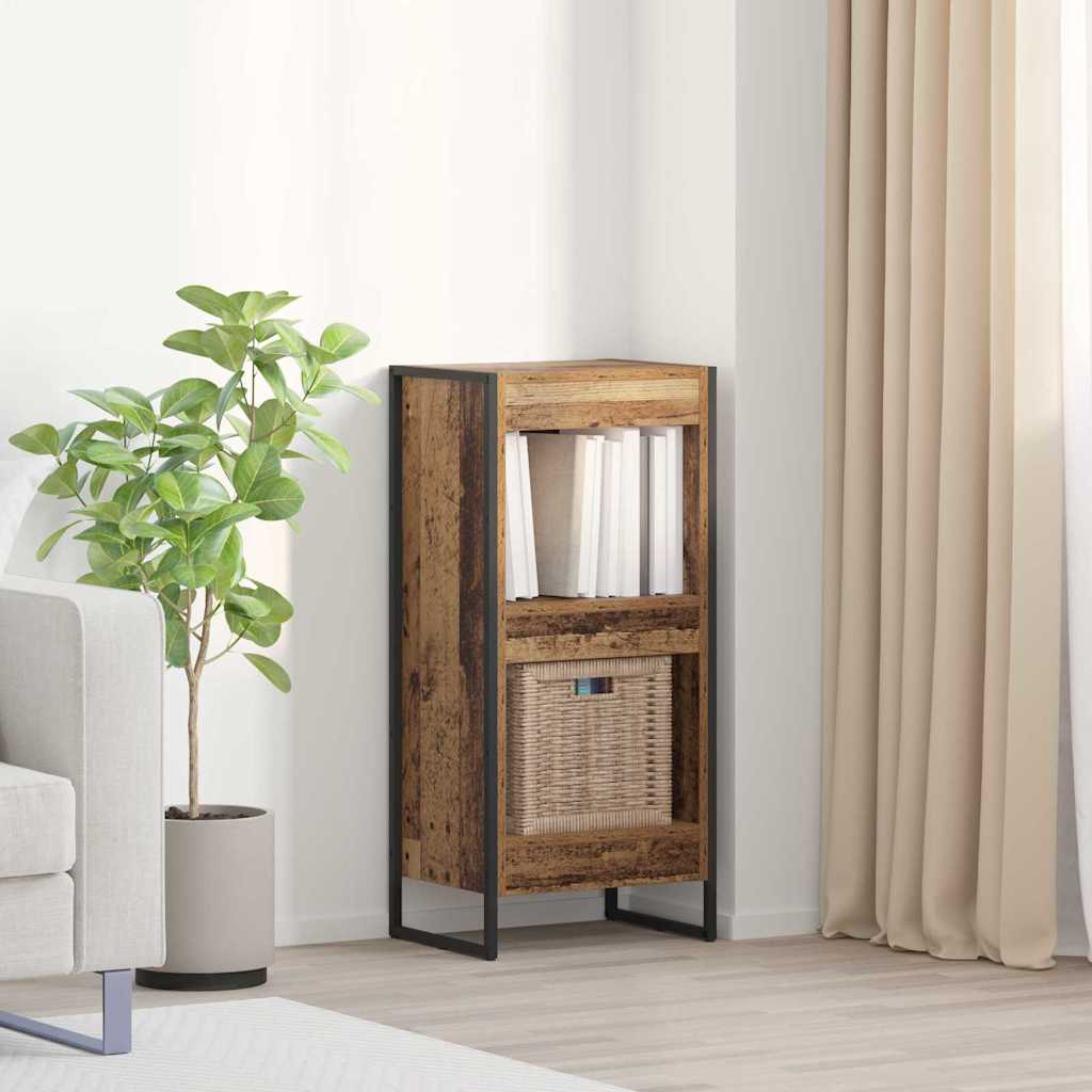 Book Cabinet Old Wood 40 x 30 x 86.5 cm Engineered Wood