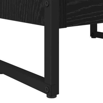 Book Cabinet 40 x 30 x 121 cm Engineered Wood Black Oak