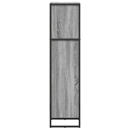 Book Cabinet 40 x 30 x 121 cm Engineered Wood Grey Sonoma