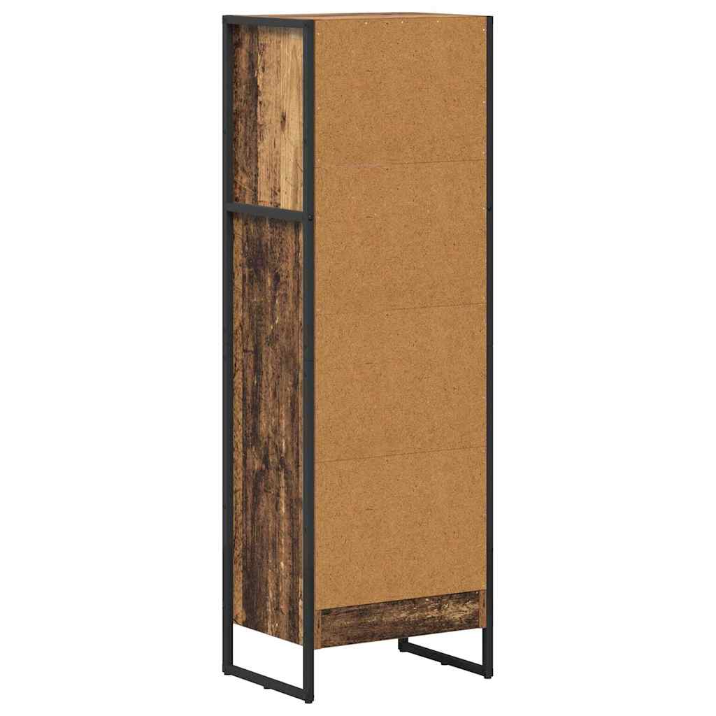 Book Cabinet Old Wood 40 x 30 x 121 cm Engineered Wood
