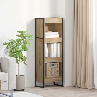 Book Cabinet Artisian Oak 40 x 30 x 121 cm Engineered Wood