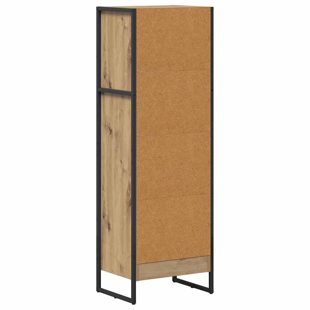 Book Cabinet Artisian Oak 40 x 30 x 121 cm Engineered Wood