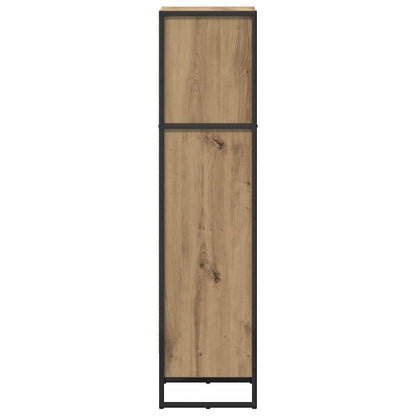 Book Cabinet Artisian Oak 40 x 30 x 121 cm Engineered Wood