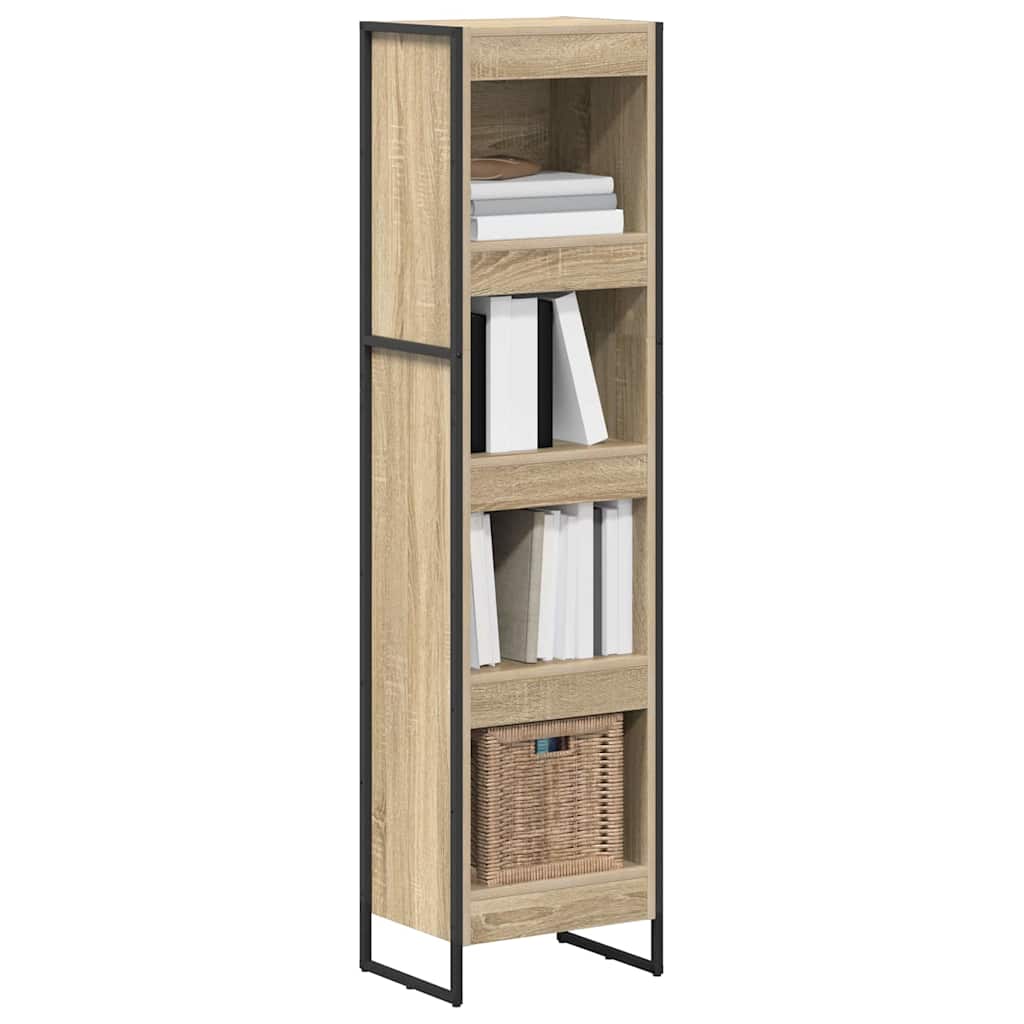 Book Cabinet Sonoma 40 x 30 x 155 cm Engineered Wood