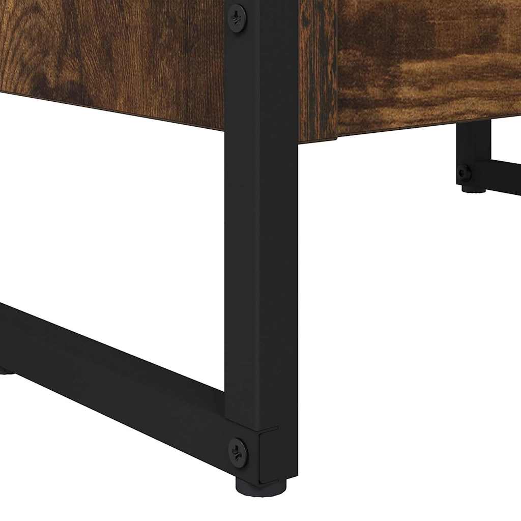 Book Cabinet Smoke Oak 40 x 30 x 155 cm Engineered Wood