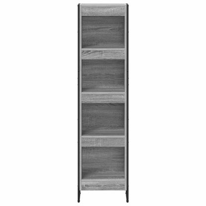 Book Cabinet Grey Sonoma 40 x 30 x 155 cm Engineered Wood