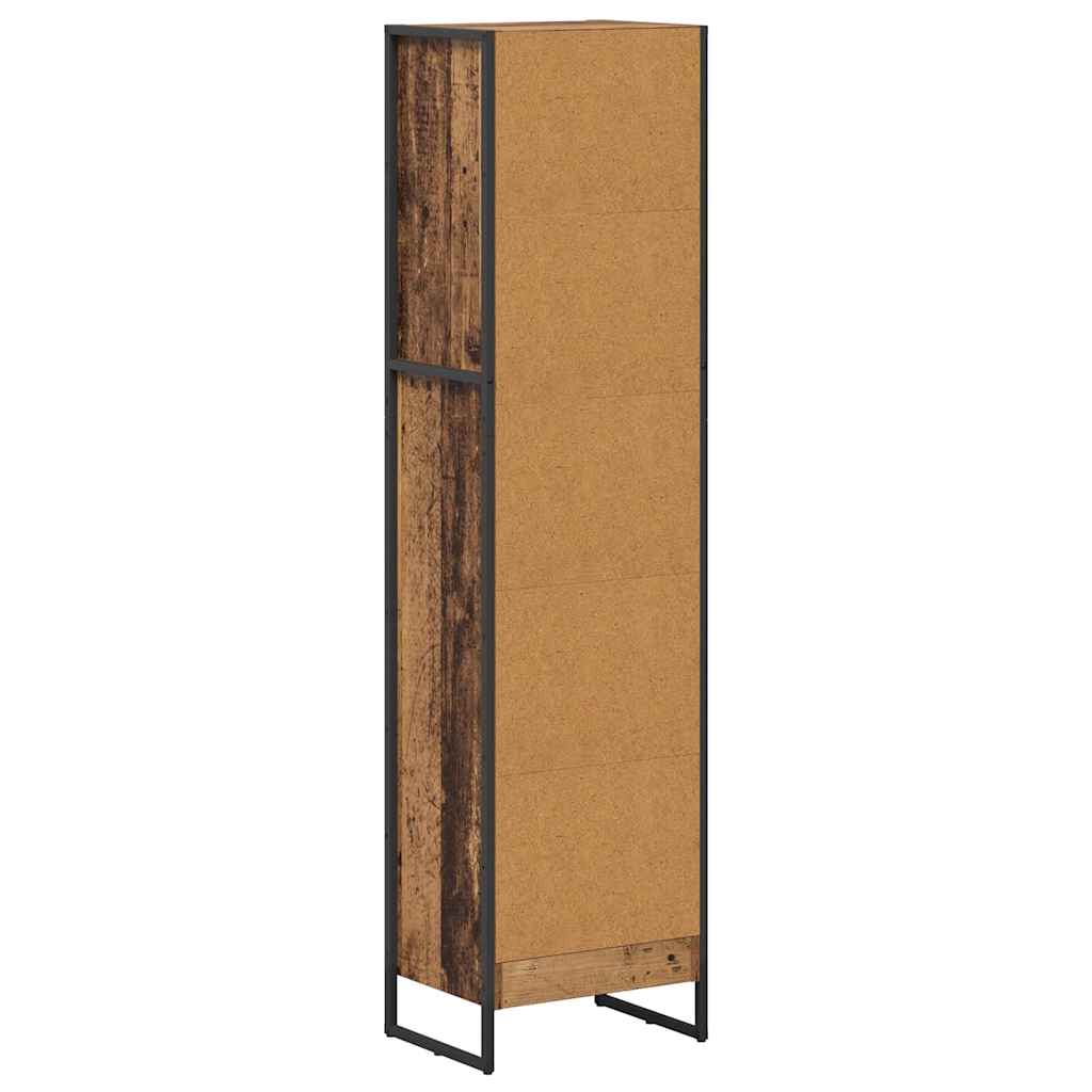 Book Cabinet Old Wood 40 x 30 x 155 cm Engineered Wood