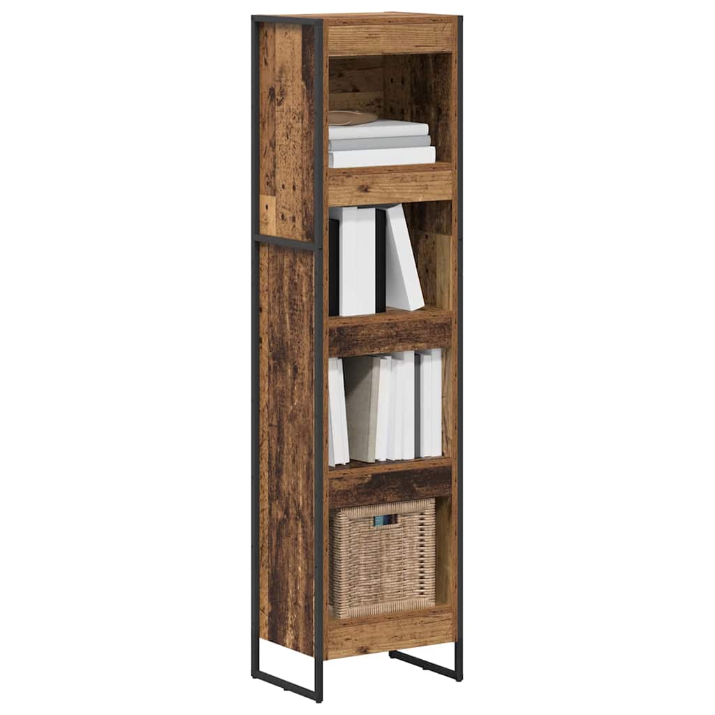 Book Cabinet Old Wood 40 x 30 x 155 cm Engineered Wood