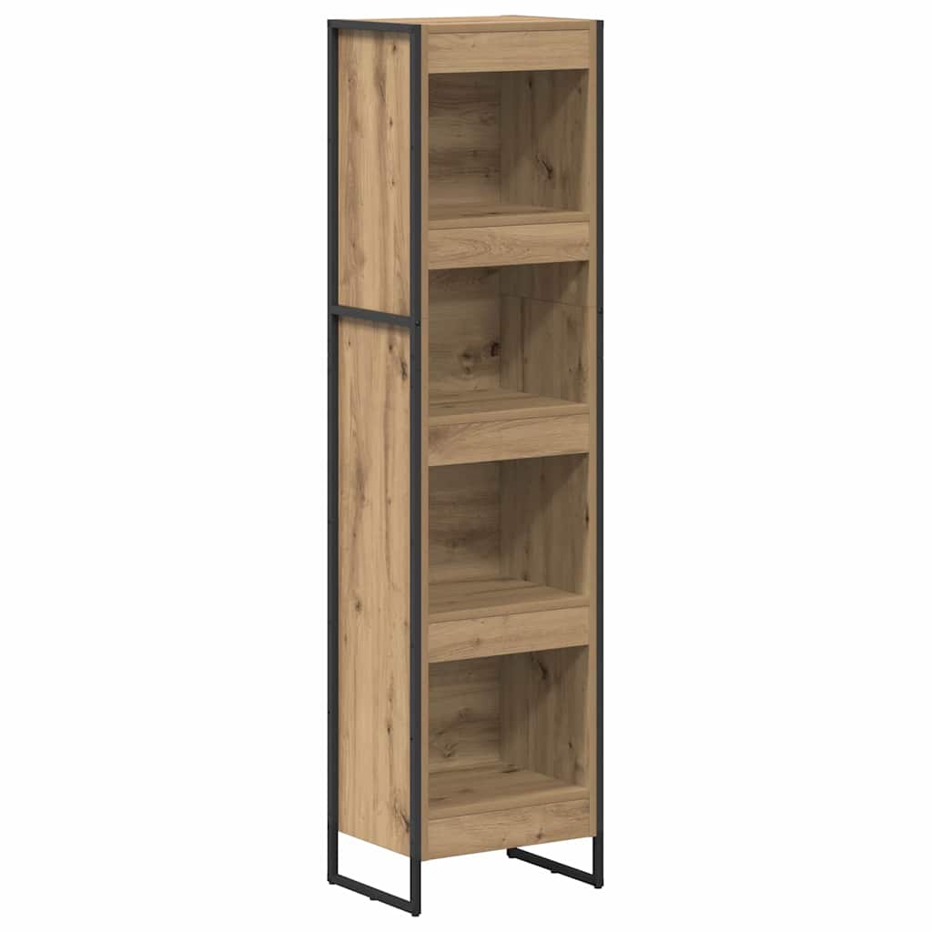 Book Cabinet Artisian Oak 40 x 30 x 155 cm Engineered Wood