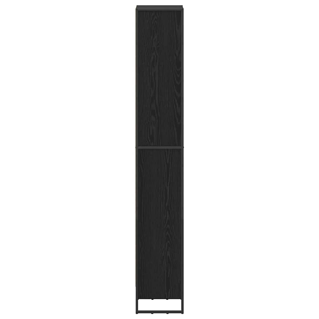 Book Cabinet 40 x 30 x 189.5 cm Engineered Wood Black Oak